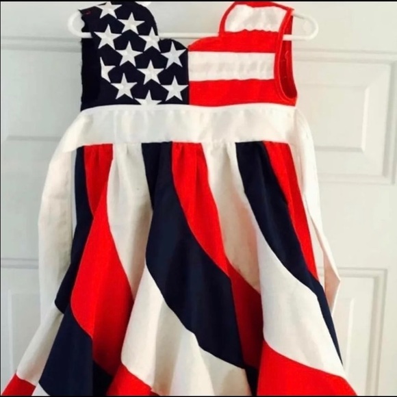 COPY - American Flag Dress 3T-4T - Picture 1 of 3
